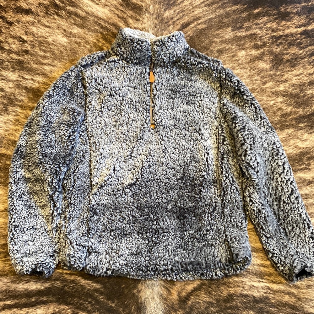 Womens Sherpa Quarter Zip Pullover